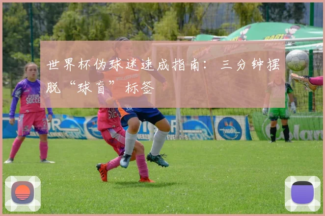 世界杯伪球迷速成指南:三分钟摆脱“球盲”标签